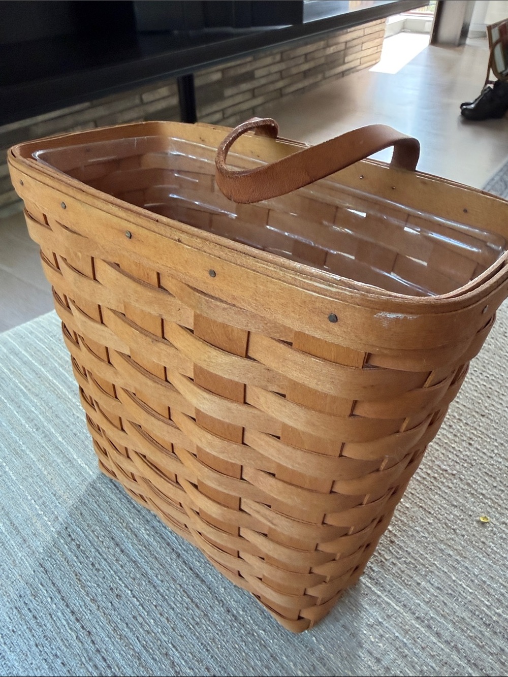 Longaberger Handmade Basket to Hang